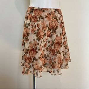 Vintage Express Floral Skirt